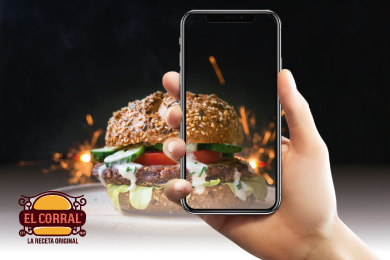 Hamburguesas El Corral redes sociales